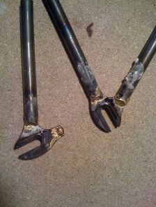 Brazing the dropouts